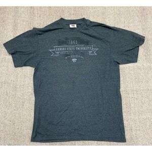 vintage Nike Kansas State Wildcats shirt mens large grey 2000s y2k NCAA